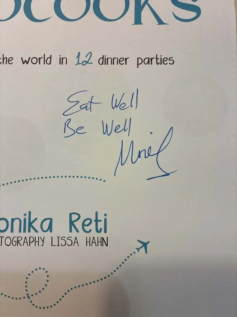 Signed Hipcooks: Around the World in 12 Dinner Parties by Monika Reti (Signed Ed